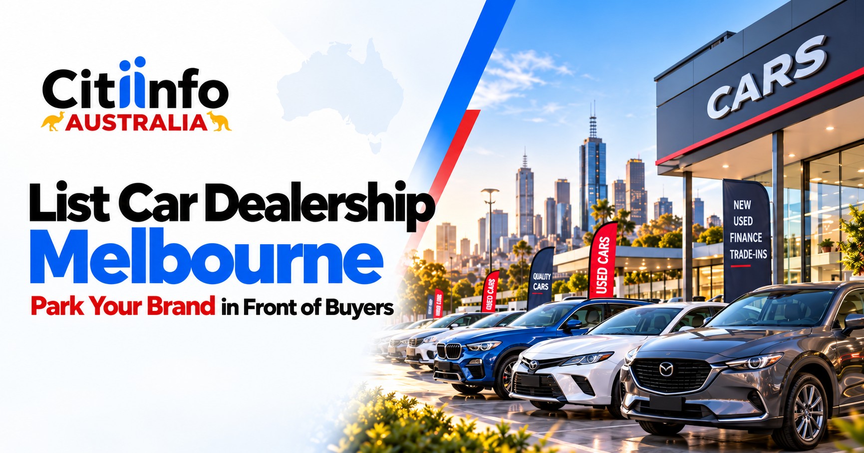 List Car Dealership Melbourne: Park Your Brand in Front of Buyers