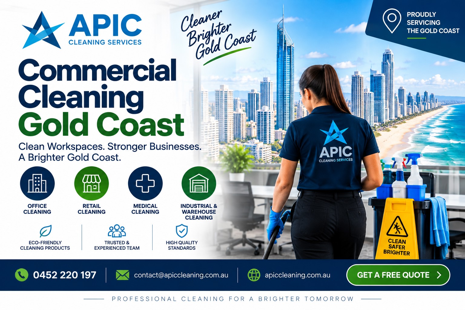  Commercial Cleaning Gold Coast | Reliable & Affordable Cleaners
