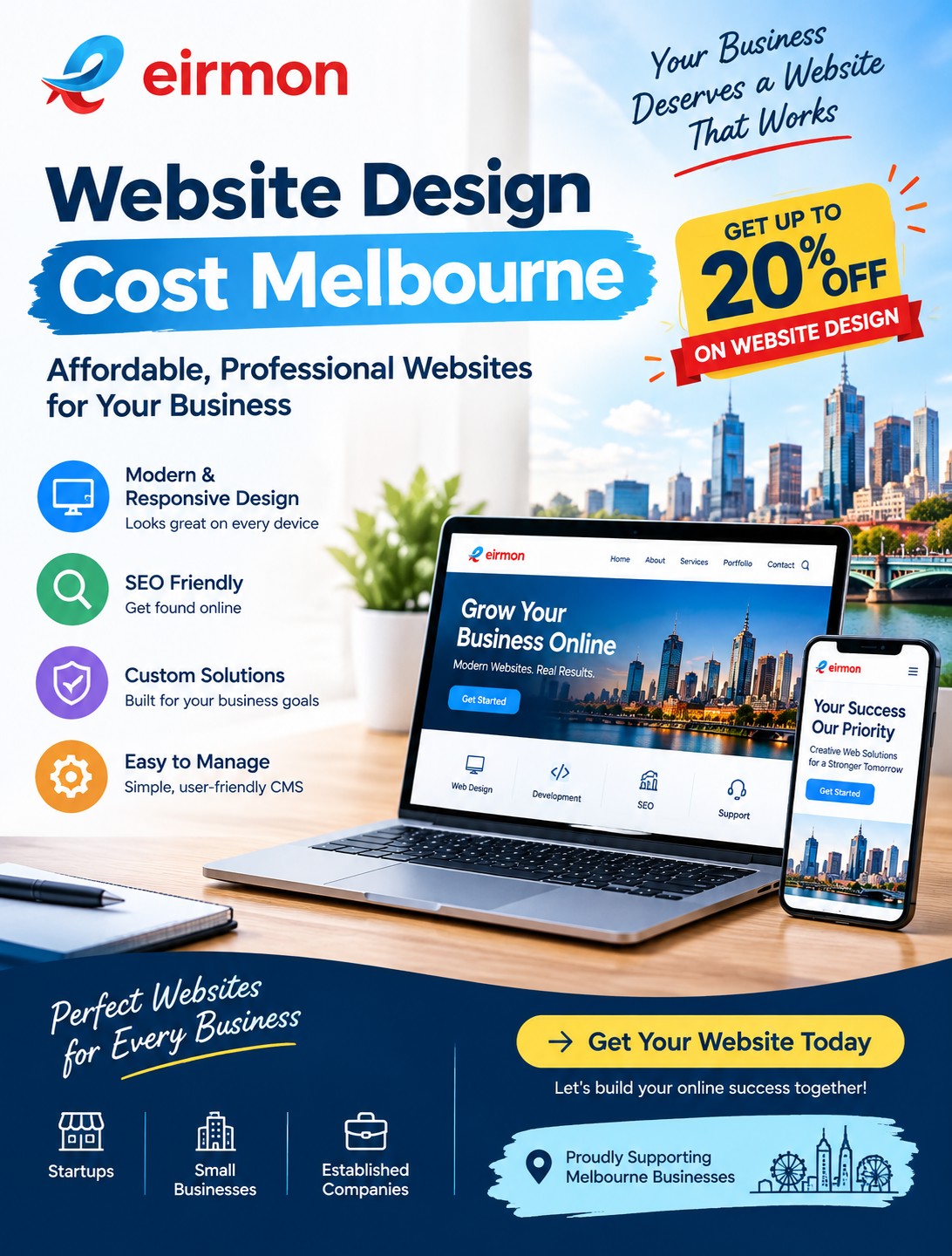 Website Design Cost Melbourne – Affordable Business Websites
