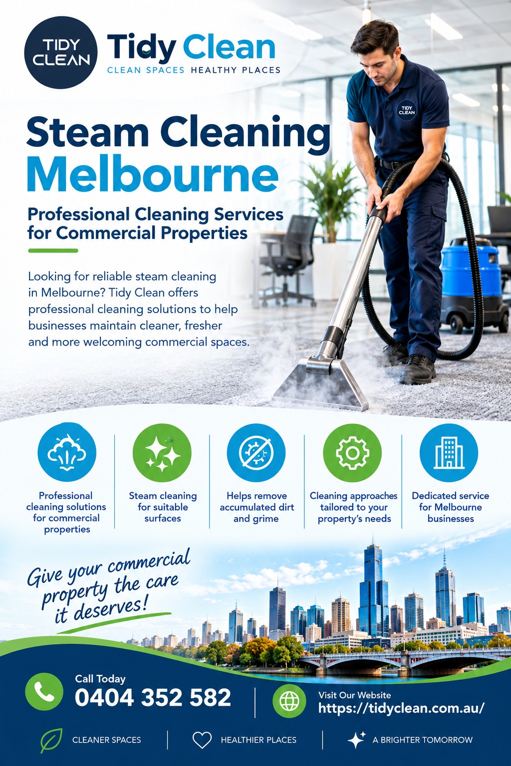 Steam Cleaning Melbourne – Professional Cleaning Services for Commercial Properties