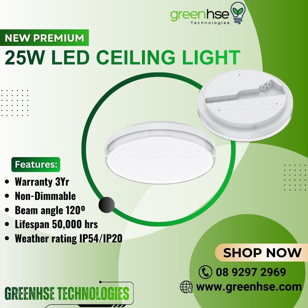 New 25W LED Ceiling Light in Perth by Greenhse Technologies