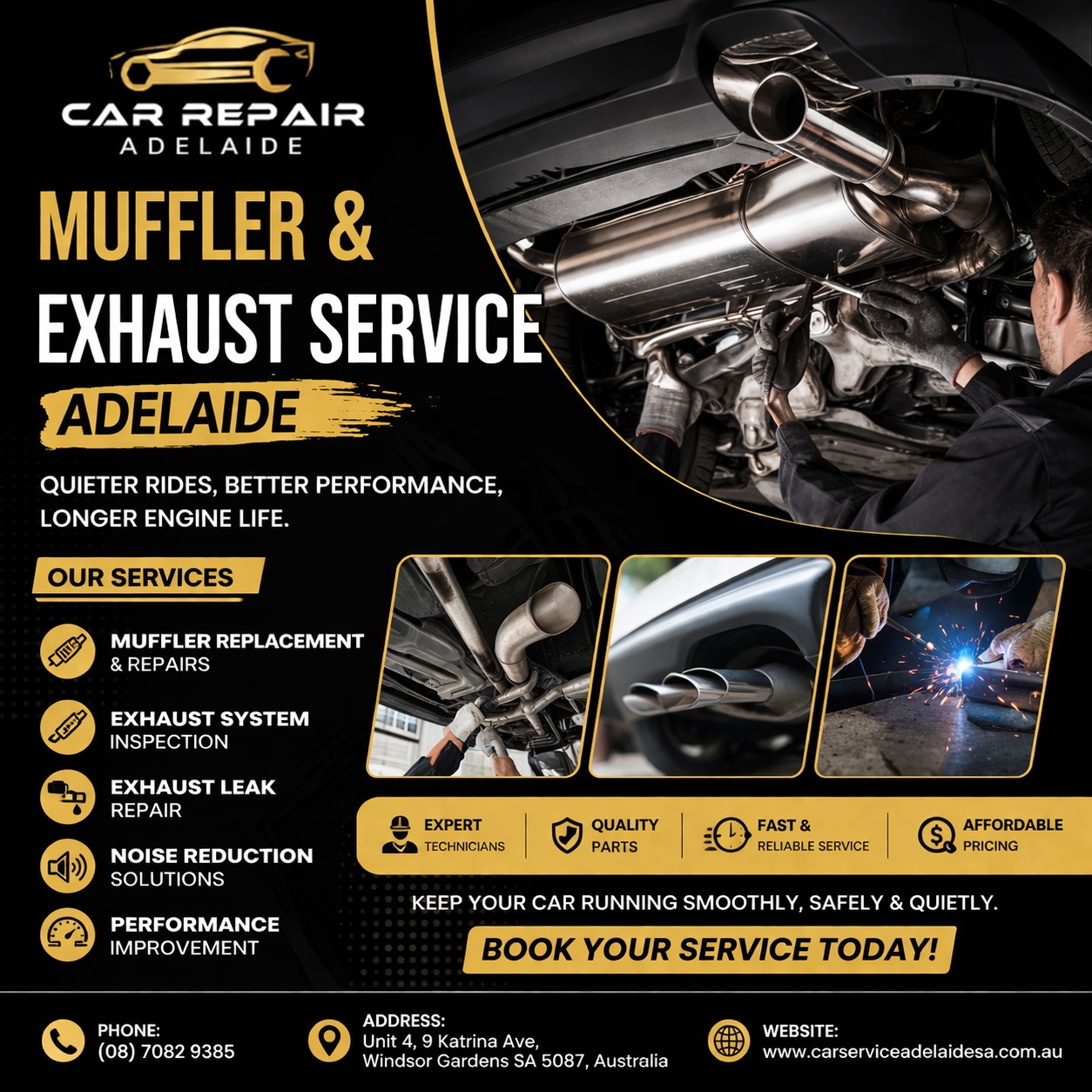 Get Smooth Driving with Exhaust Service Adelaide