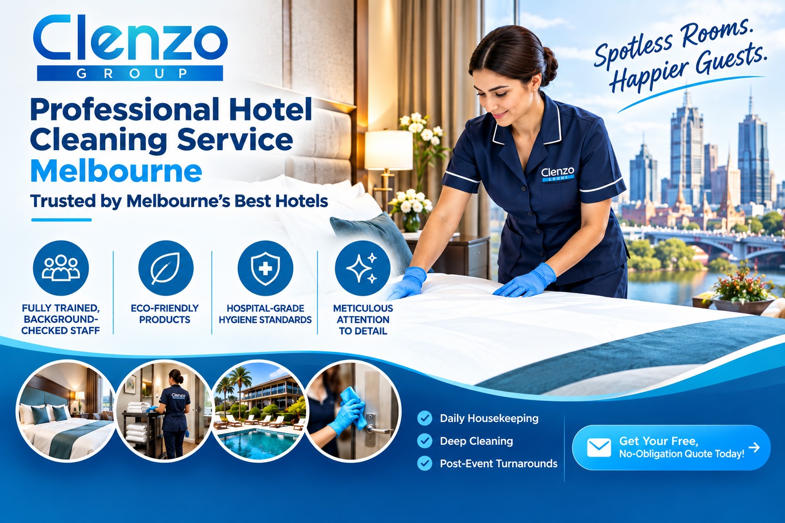 Professional Hotel Cleaning Service Melbourne, Trusted by Melbourne's Best Hotels