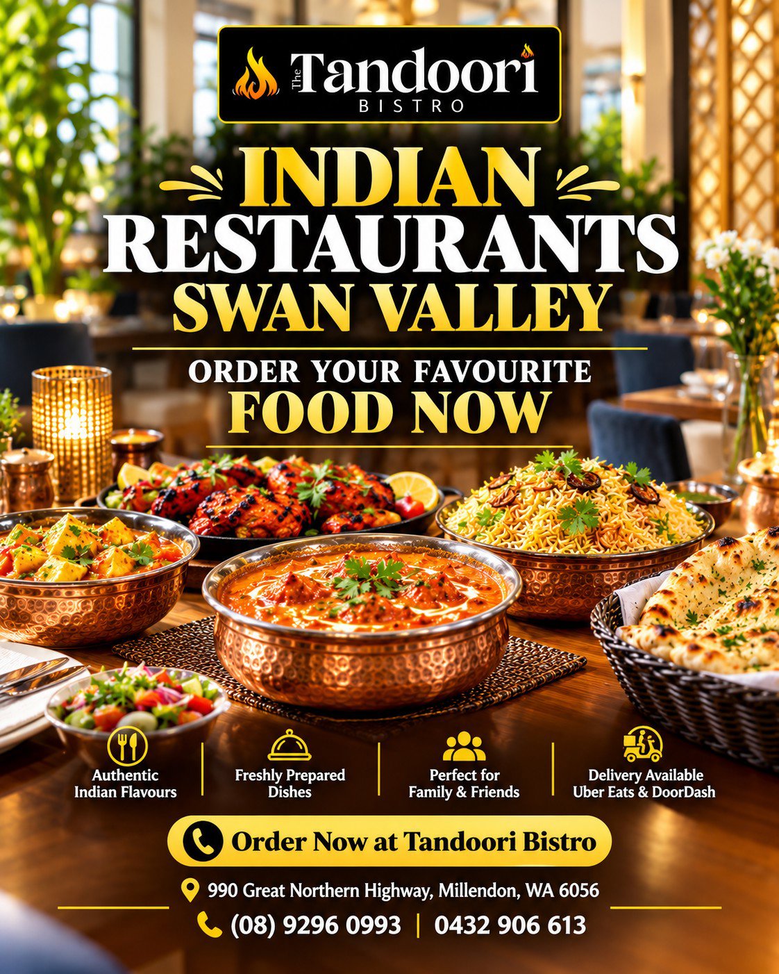 Indian Restaurants Swan Valley – Order Your Favourite Food Now