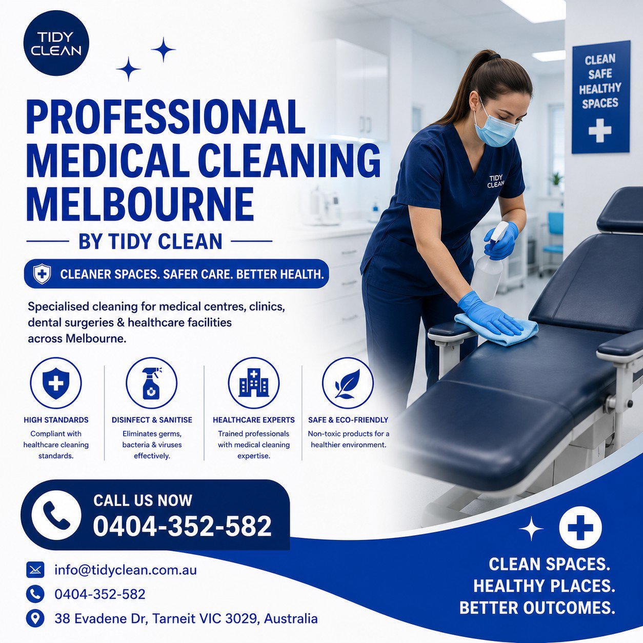 Professional Medical Cleaning Melbourne by Tidy Clean