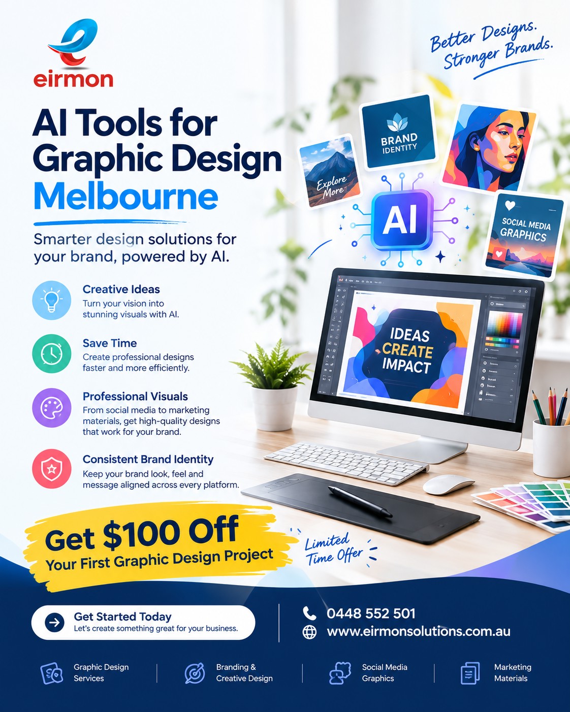 AI Tools for Graphic Design Melbourne – Professional Design Solutions | $100 Off