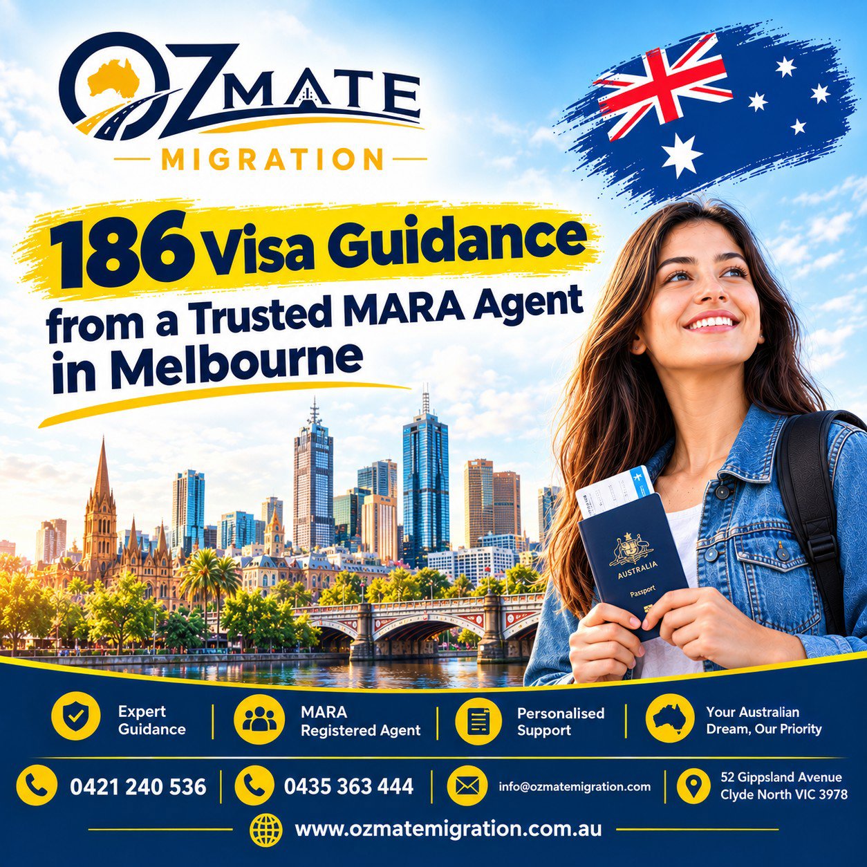 186 Visa Guidance from a Trusted MARA Agent in Melbourne