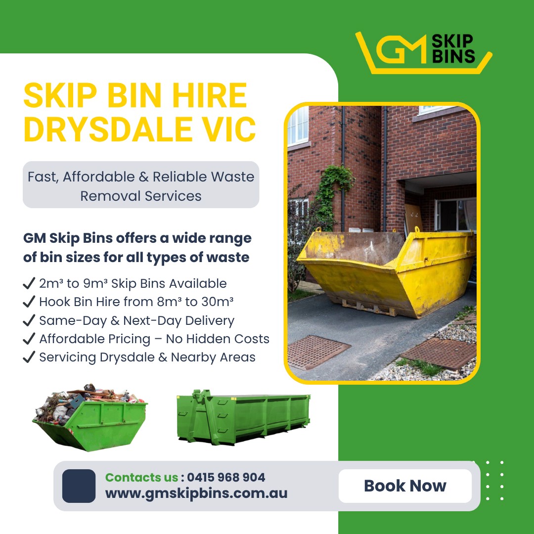 Best Skip Bin Hire Drysdale VIC (3222) – Fast Delivery & Competitive Prices