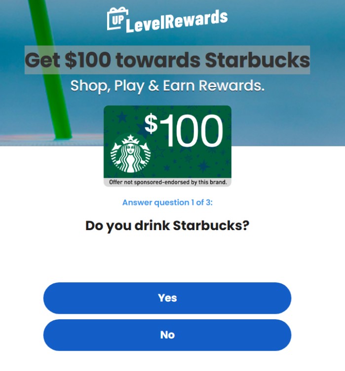  Get a $100 Starbucks Gift Card Now