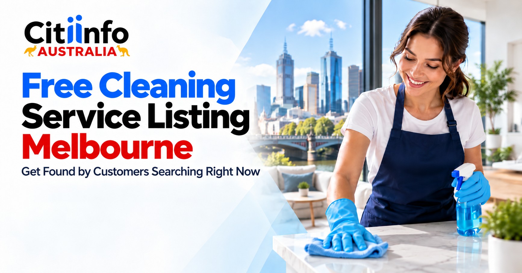 Free Cleaning Service Listing Melbourne – Get Found by Customers Searching Right Now