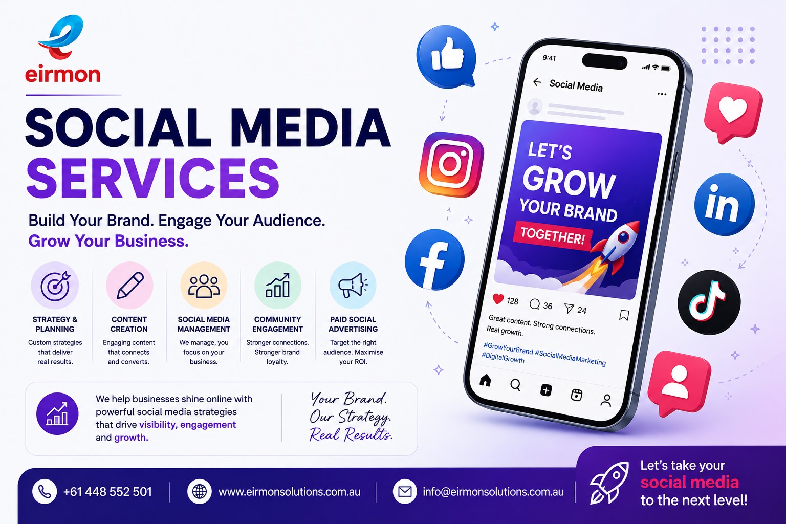 Social Media Services – Build Your Brand, Engage Your Audience & Grow Your Business