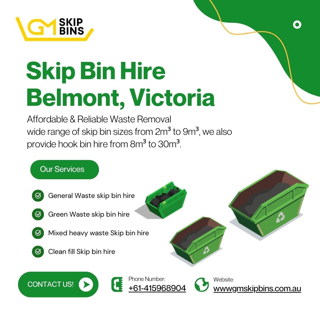 Cheap Skip Bin Hire Belmont VIC – 2m³ to 30m³ Bins Available