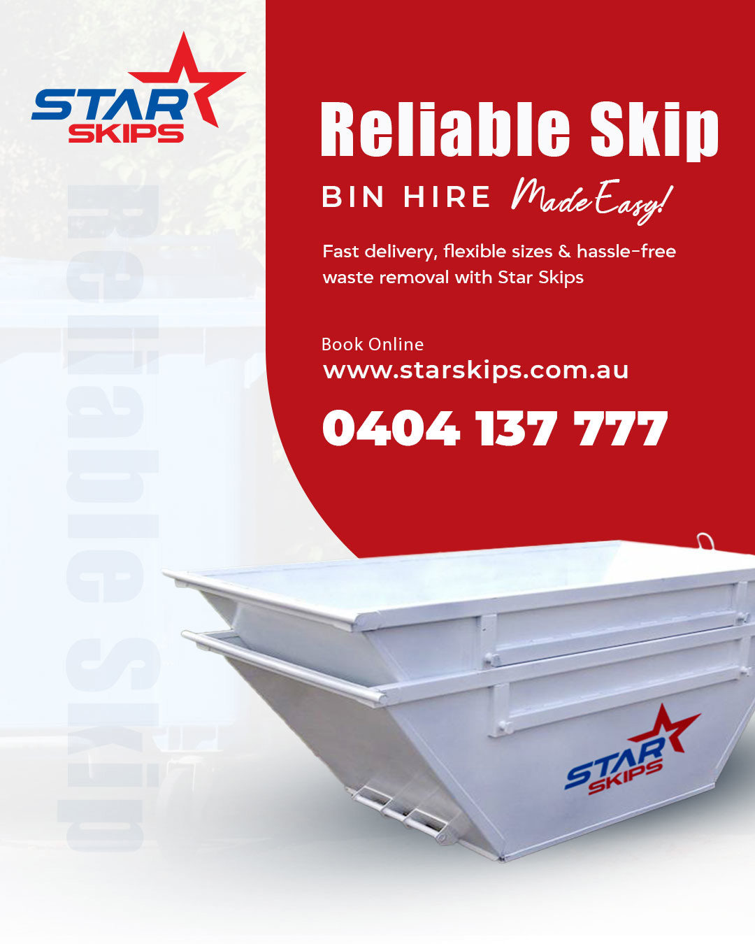 Affordable Skip Bin Hire Melbourne | Star Skips – 2m³ to 12m³