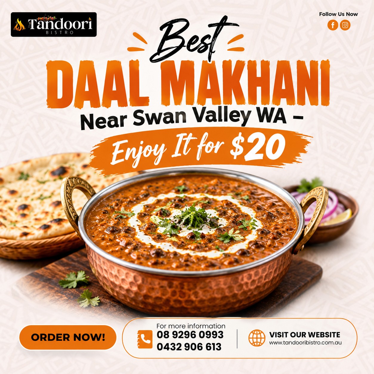 Best Daal Makhani Near Swan Valley WA – Enjoy It for $20