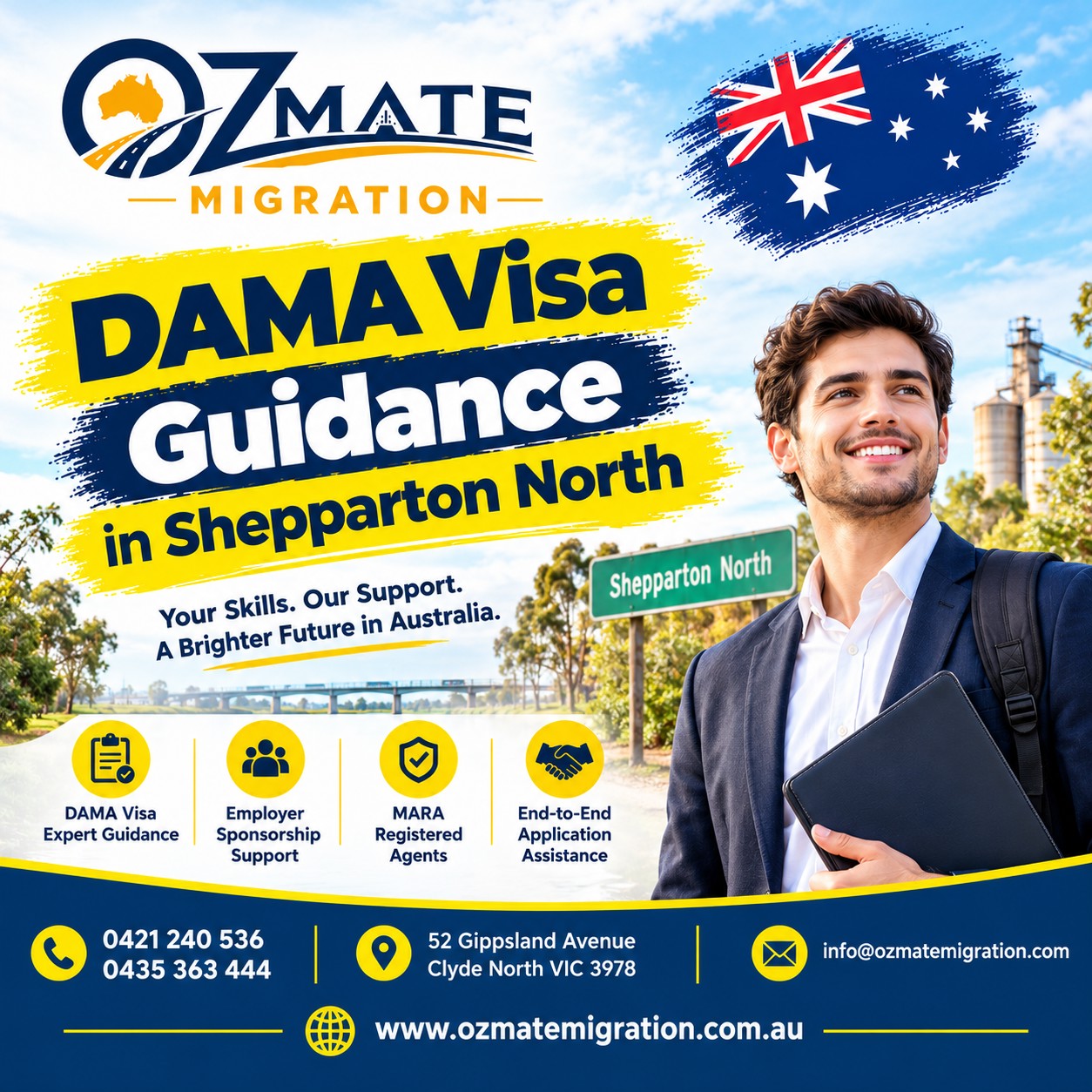 Ozmate Migration – DAMA Visa Guidance in Shepparton North